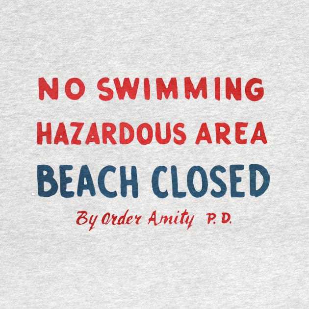 Beach Closed by Atomic Luau Pop Emporium